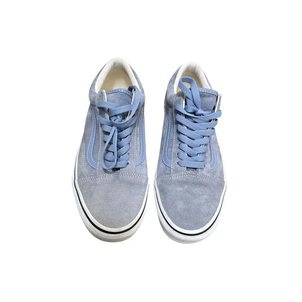 Vans Old Skool Blue Suede Sneakers Mens Size 9 US‎ Lace-Up Casual Shoes